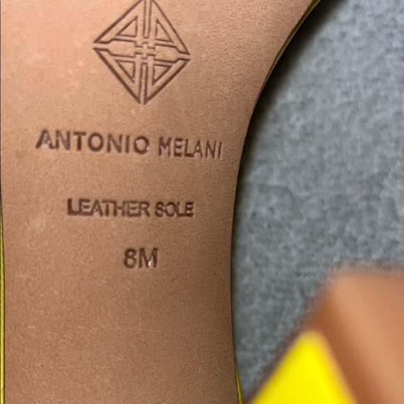 Antonio melani Yellow Heels Elegant Satin Design - Picture 9 of 13